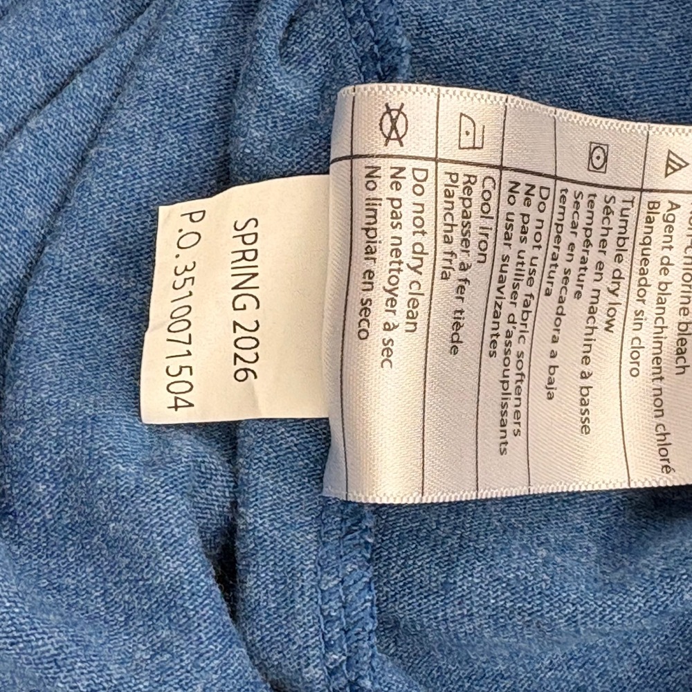 Carhartt K87 Loose Fit Pocket T-Shirt Mens Large Heather Blue Short Sleeve Tee - Picture 7 of 7